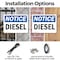 Signmission Diesel OSHA Notice Sign, Plastic, 14in W x 10in L, 2PK OS-2PACK-NS-P-1014-L-11015 - alternate 6
